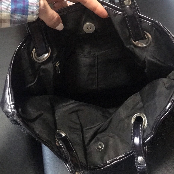 Sparkly Black Tote - Picture 2 of 3